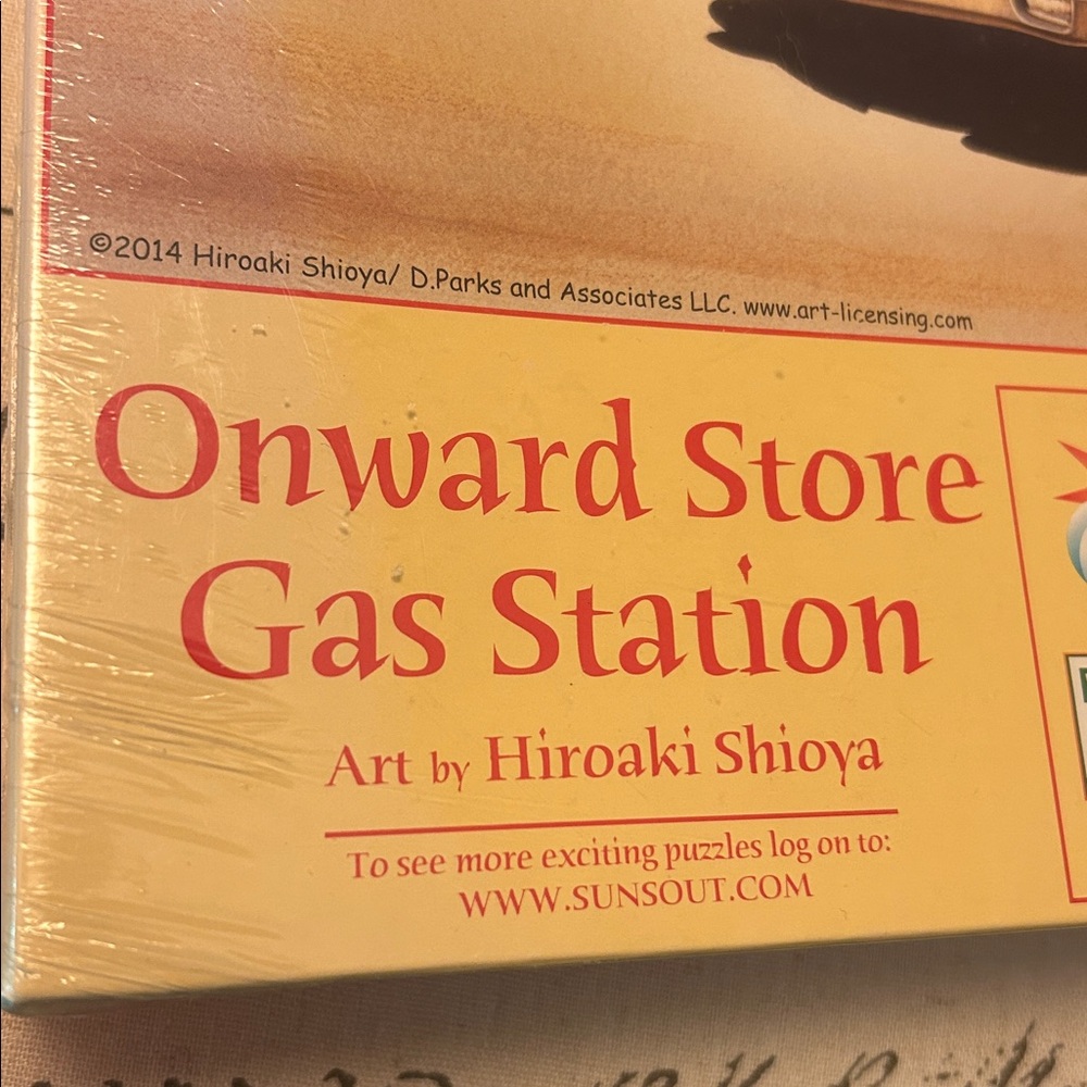 Onward Store Gas Station 500 pc Jigsaw Puzzle 🧩 Factory Sealed ⭐️ NEW ⭐️ SunsOut - Picture 7 of 16